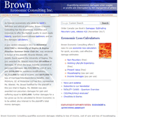 Tablet Screenshot of browneconomic.com